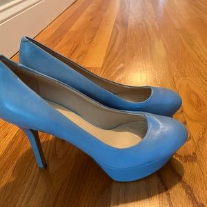 Nine West 7.5 leather heels